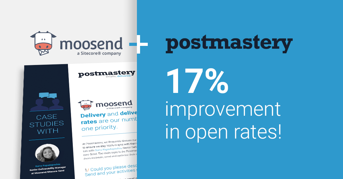 17% improvement in open rates