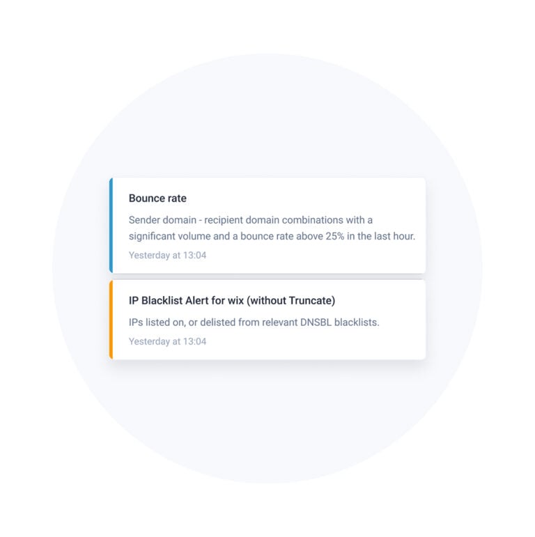 Alertes instantanées Alertes instantanées